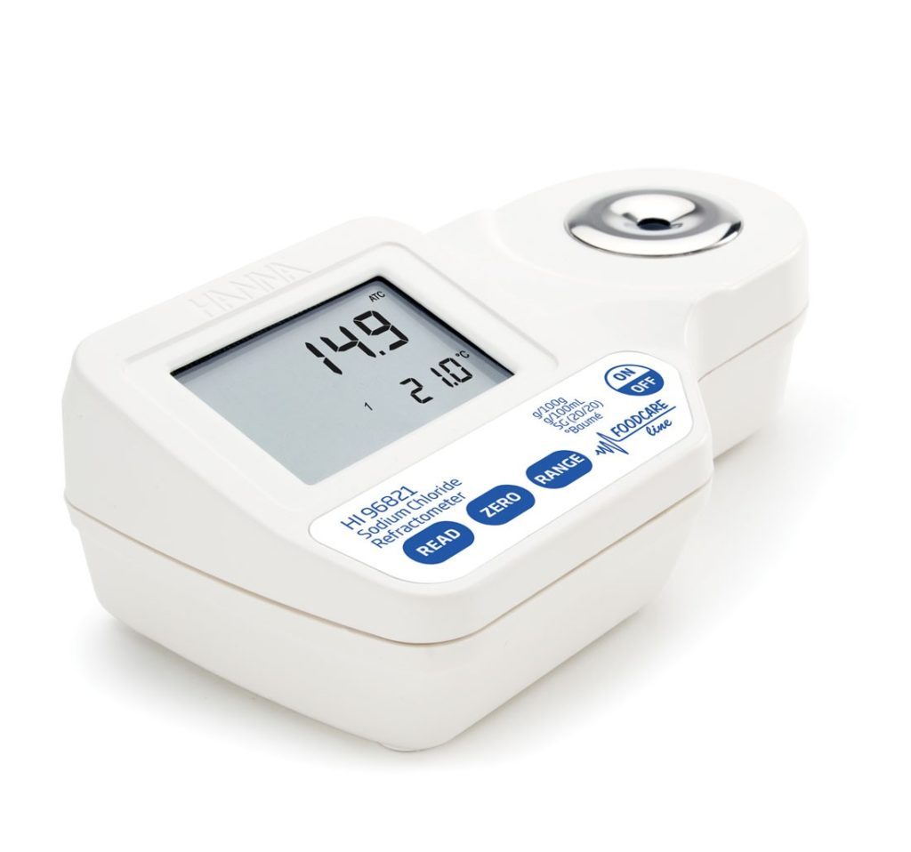 Khúc xạ kế đo độ mặn HI 96821 - Hanna