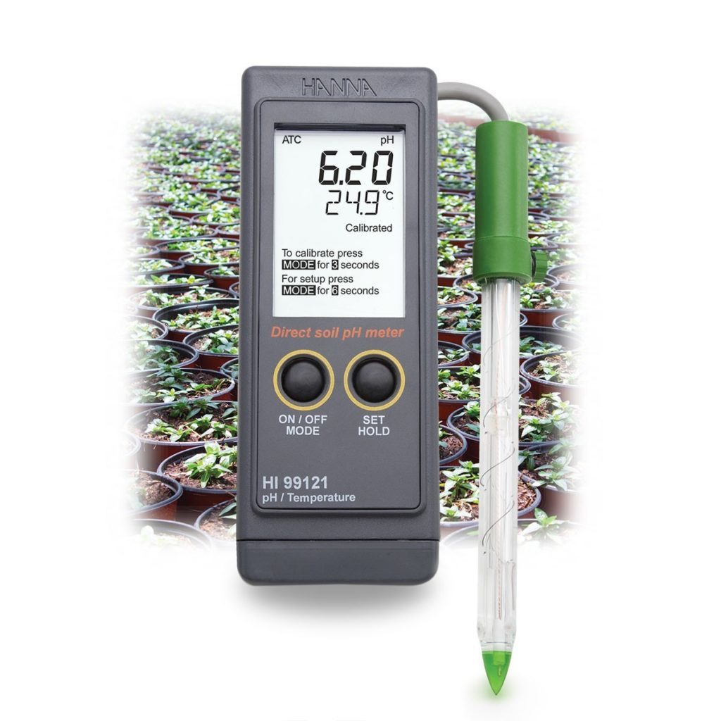 Máy đo pH / Nhiệt Độ - Trong Đất - HI99121 - Hanna