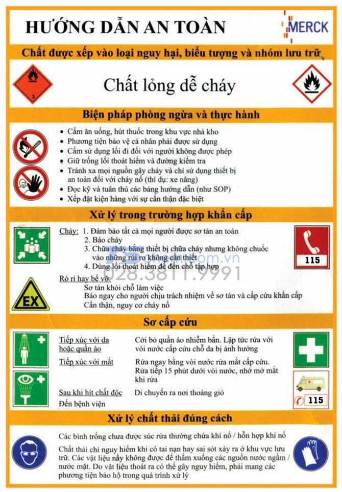 Bảng dữ liệu an toàn vật liệu MSDS