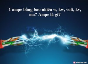 Đơn vị đo AMPE và Ampe kế là gì?