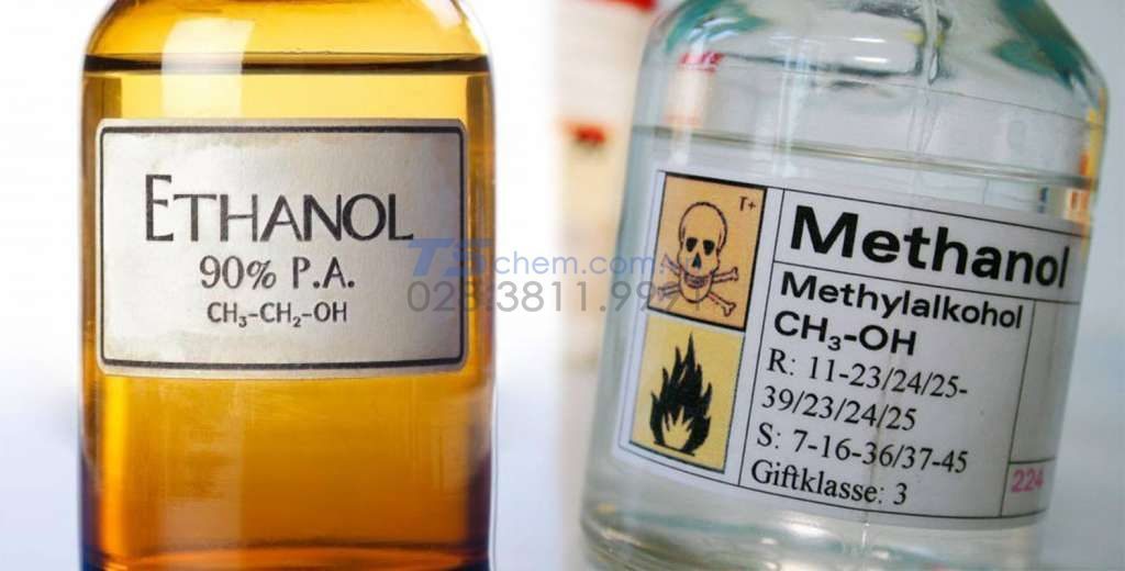 SỰ KHÁC NAHU CỦA ETHANOL VÀ METHANOL