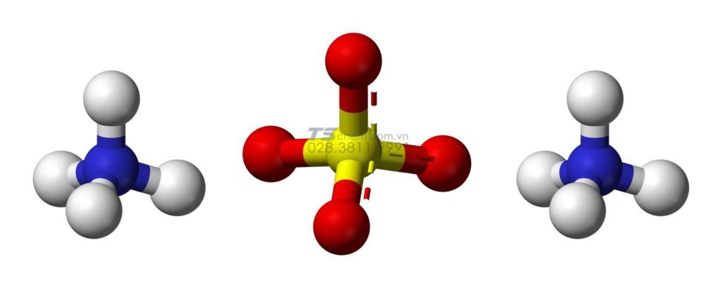 Cấu tạo phân tử của AMONI SUNFATE - (NH4)2SO4?