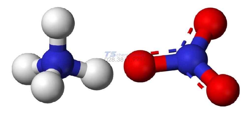 Cấu tạo phân tử của NH4NO3 là gì?