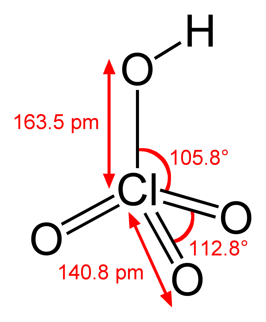 Cấu tạo phân tử của Acid Percloric
