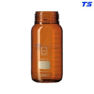 Chai trung tính nâu cổ rộng GLS 80, không nắp - 21866 - Duran