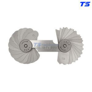 Dưỡng đo bán kính - (17/64inch - 1/2, 16 lá) - 186-102 - Mitutoyo
