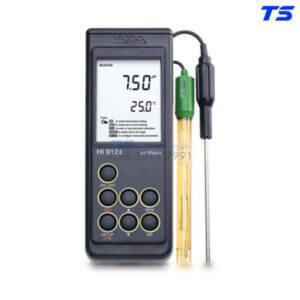 Máy đo pH Và Nhiệt Độ Cầm Tay Chống Thấm Nước - HI9124 - Hanna