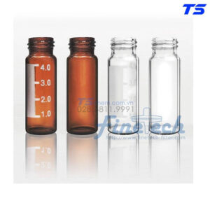 Lọ đựng mẫu 4ml, có ren vặn, tùy chọn vạch chỉ số dung tích - Finetech