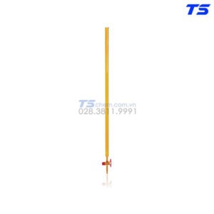 Buret nâu khóa PTFE, loại AS - Duran