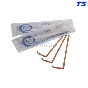 Que trang dạng L (L-shaped Spreader), Polystyrene, tiệt trùng từng cái, màu cam - 65-1001 - Biologix