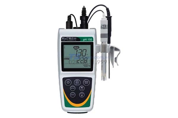 Eutech máy đo pH 150 ECPHWP15002K cho phép bạn sử dụng máy trong thời gian dài mà không lo hết pin