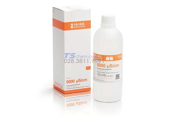 Dung dịch hiệu chuẩn Độ Dẫn (EC) 5000 µS/cm Hanna HI7039L 