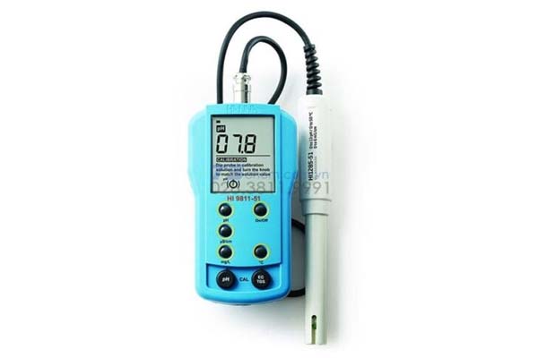 Máy Đo pH/Ec/Tds/nhiệt độ Hanna HI9811-51