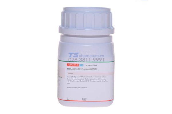 Môi trường vi sinh M17 agar w/ glycerophosphate - Himedia M1063