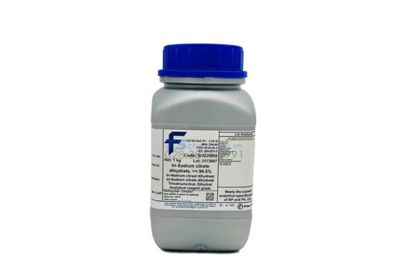 Hóa chất Tri-sodium citrate dihydrate, for analysis - Fisher - S/3320/60