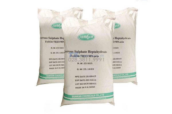 Hóa chất Ferous Sulphate Heptahydrate 98% – Trung Quốc – 7782-63-0