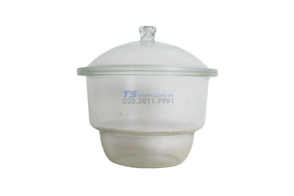 Bình hút ẩm không vòi, đĩa sứ - Omark - OM.M101.01
