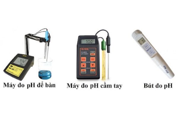 Các loại máy đo pH phổ biến
