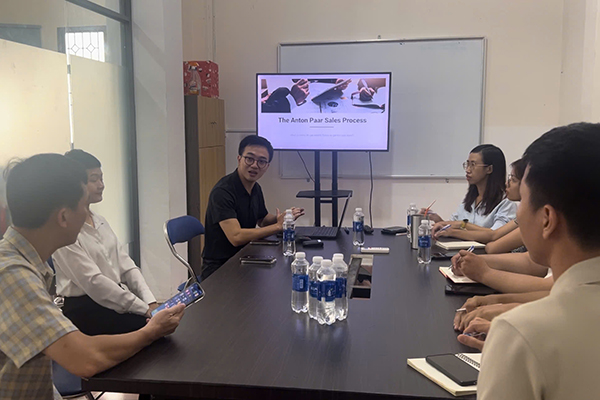Anton Paar đến văn phòng Trung Sơn đào tạo sản phẩm