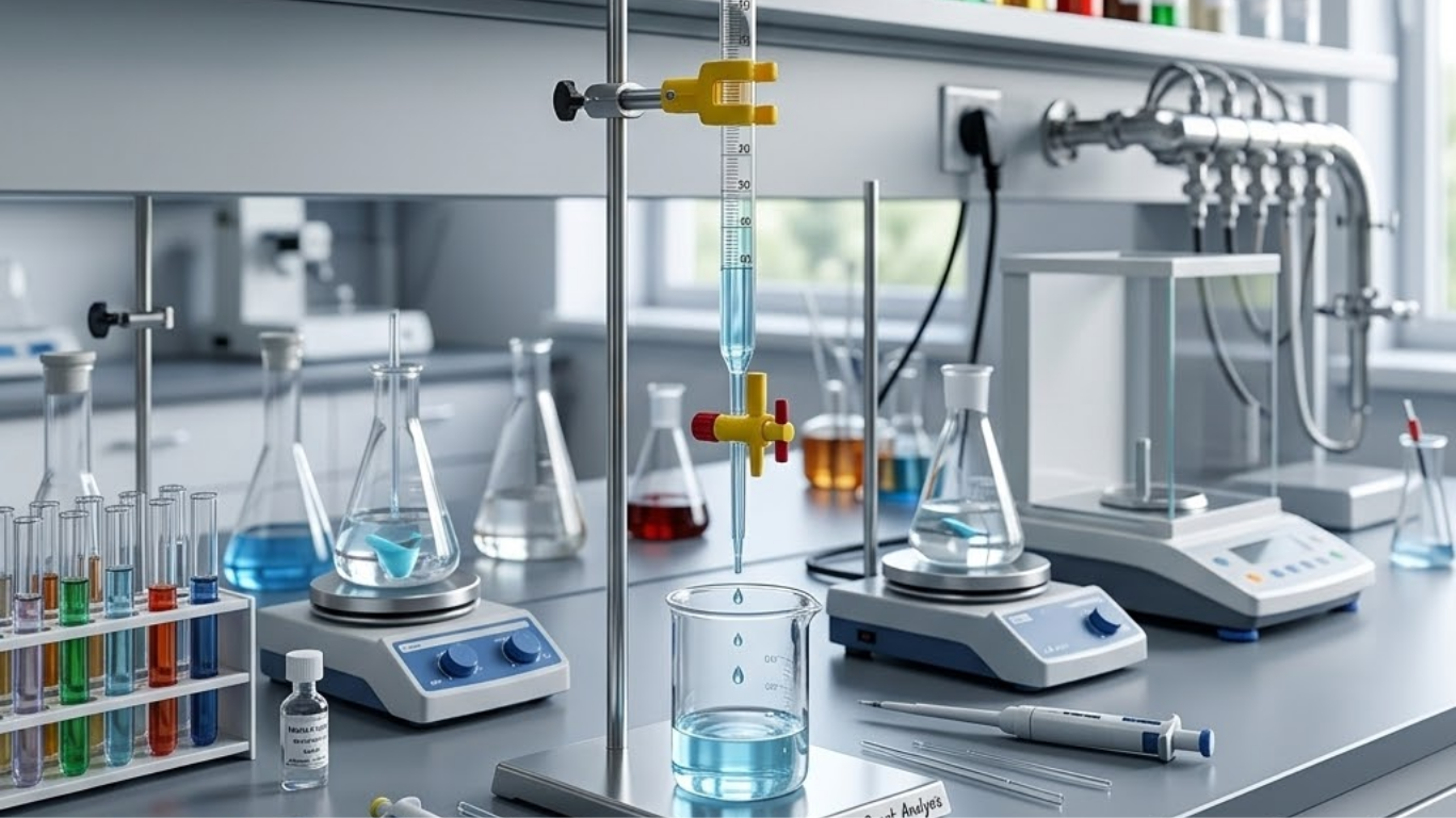 Buret Dinlab Dụng cụ đo lường đạt chuẩn quốc tế