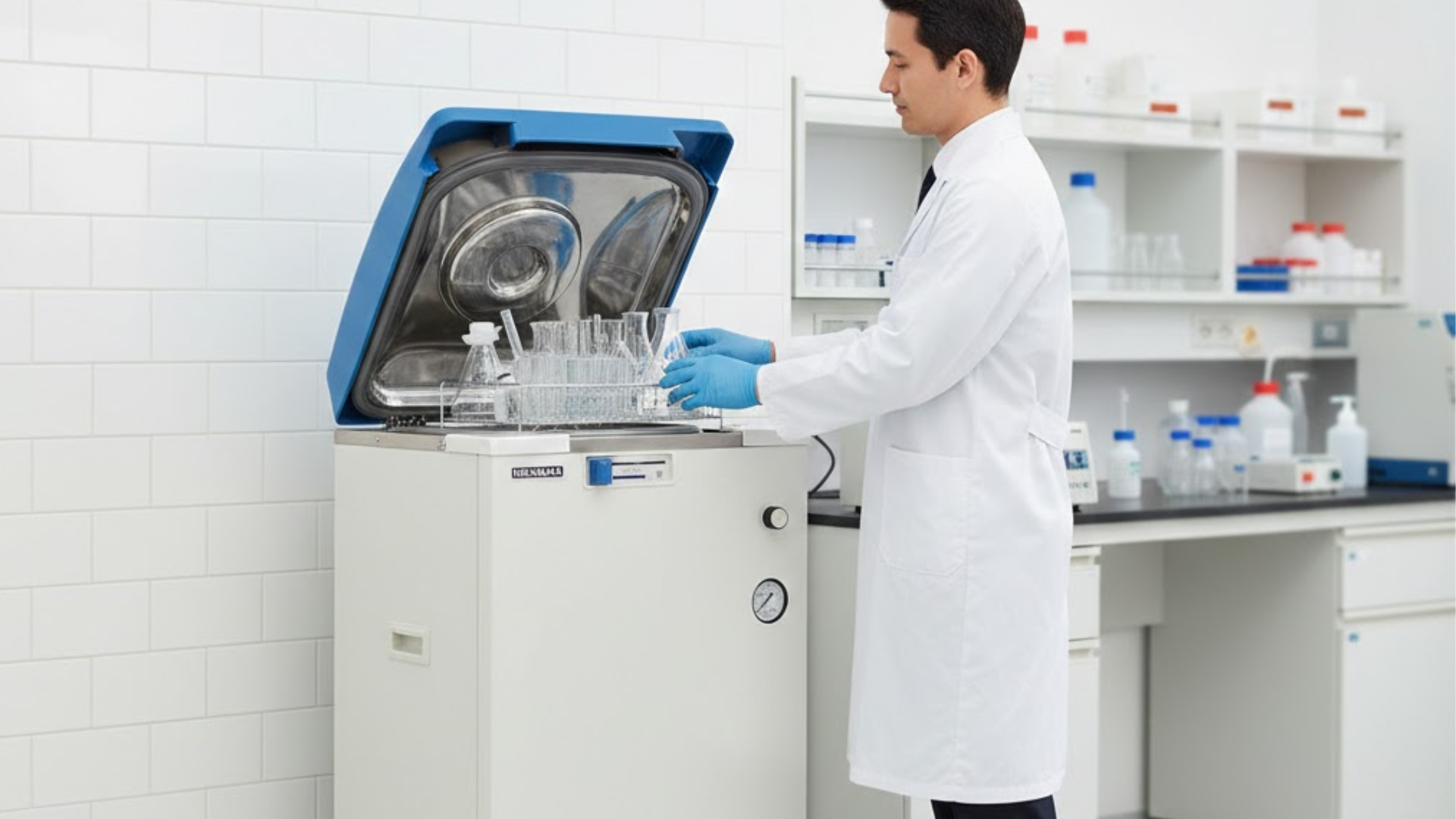 Hirayama hve-50 Nồi hấp tiệt trùng 50L đạt tiêu chuẩn quốc tế