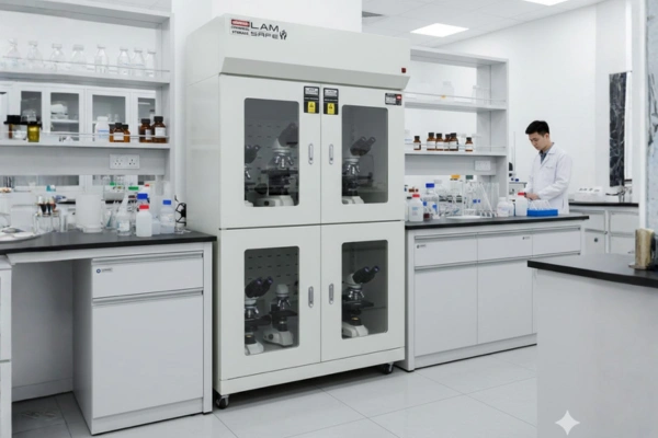 Tủ chứa kính hiển vi – Lâm Việt LV-CS 15M